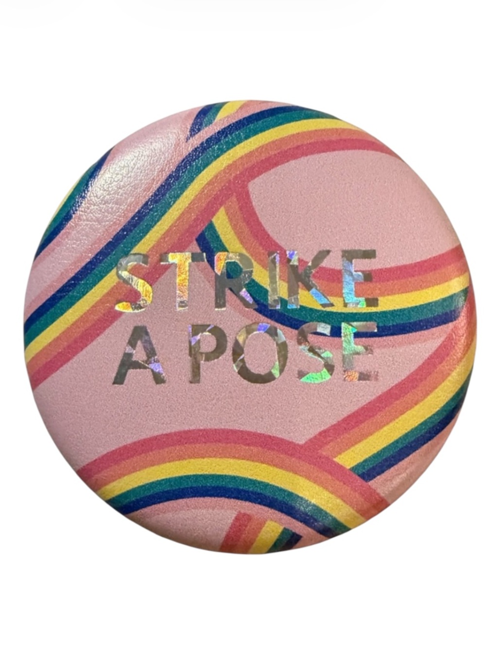 Double Sided Compact Mirror Strike A Pose Compact Makeup Bag Beauty Glam Mirror